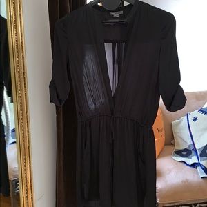 Vince Black Silk Dress